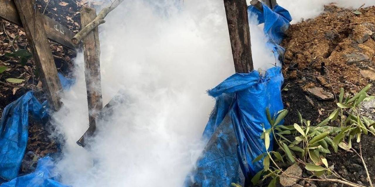 Ruhsatsız İşletildiği Tespit Edilen 4 Maden Ocağı İmha Edildi