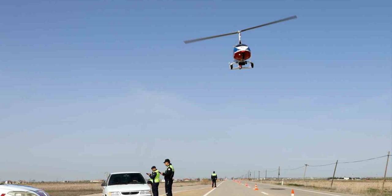 Jandarma Cayrokopter İle Havadan Denetliyor