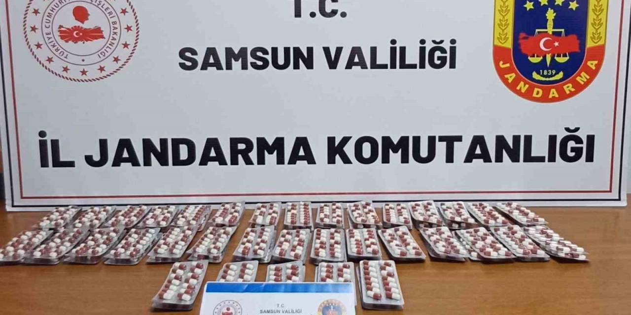 Bin 155 Adet Sentetik Ecza İle Yakalanan Şahıs Gözaltına Alındı