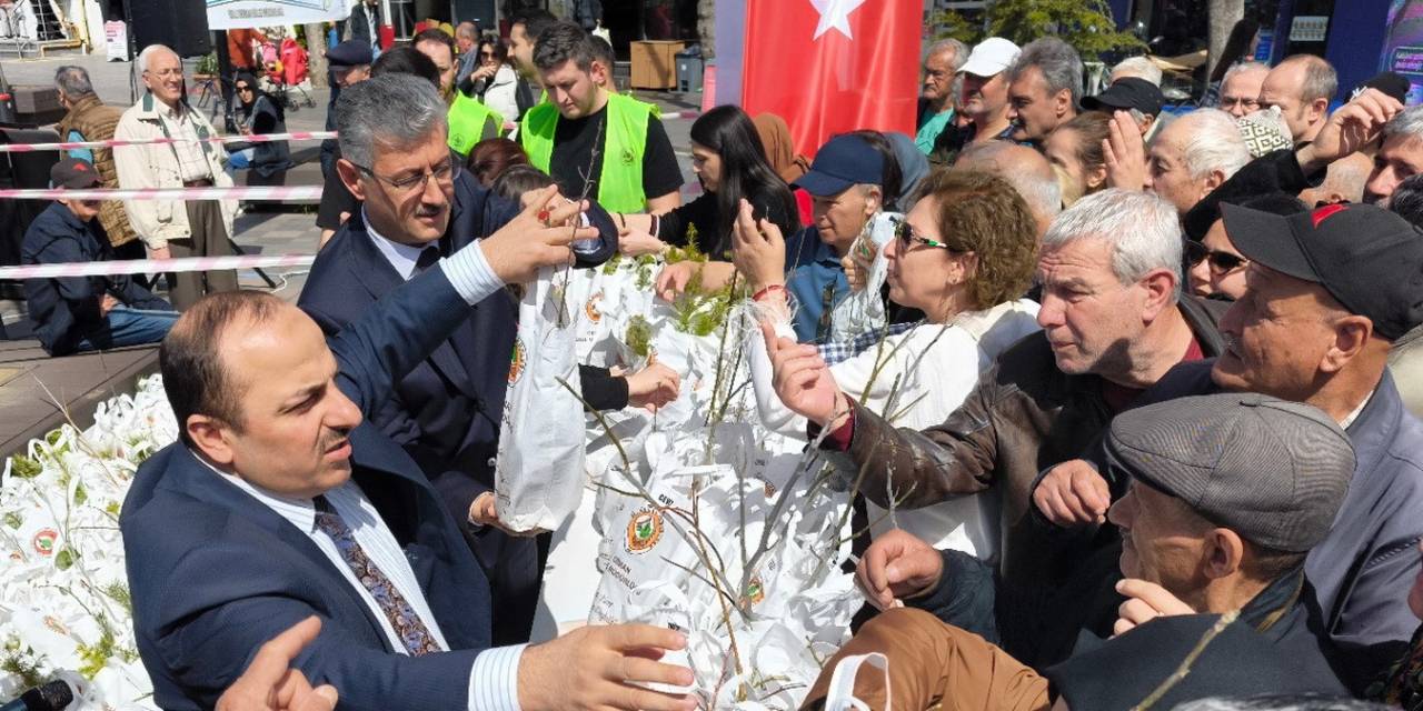 Bolu’da 20 Bin Fidan Dağıtıldı