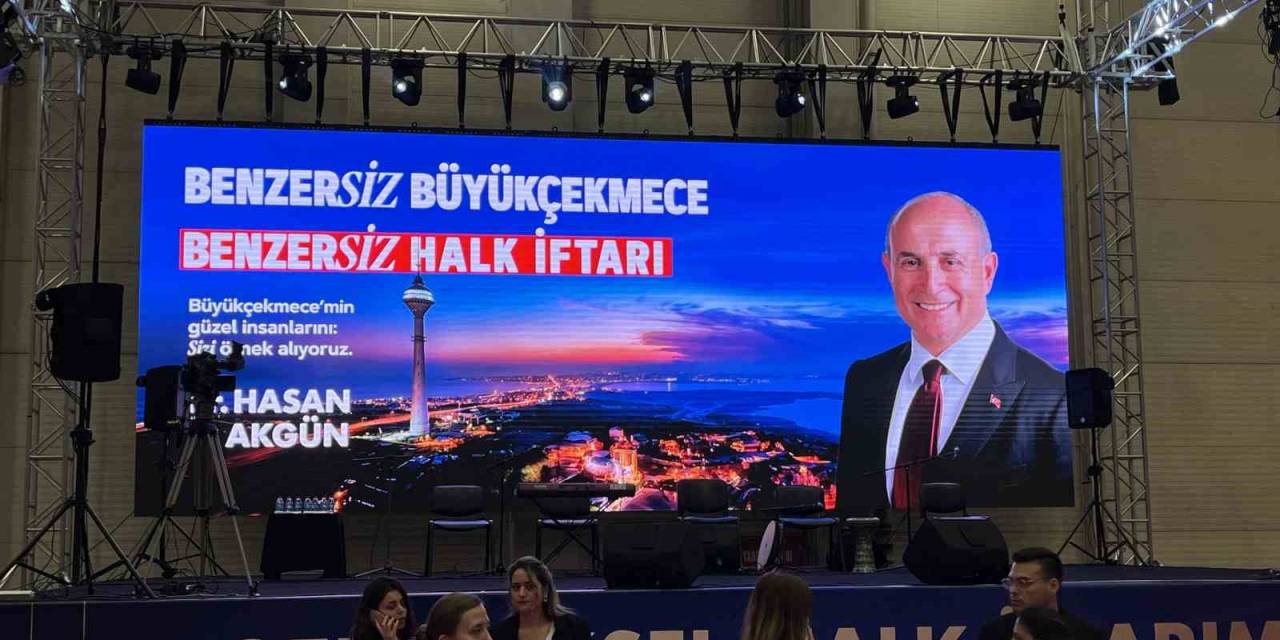 Büyükçekmece’de 12 Bin Vatandaş İftar Sofrasında Buluştu