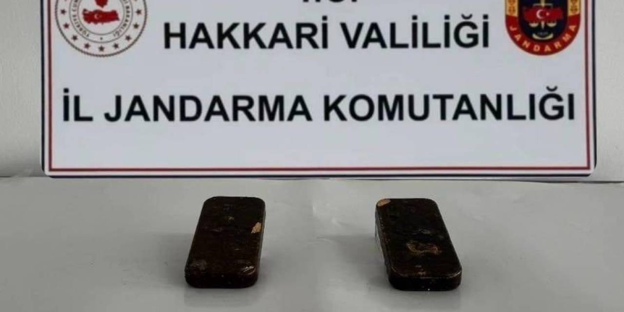 Hakkari’de 1 Kilo 870 Gram Külçe Altın Ele Geçirildi