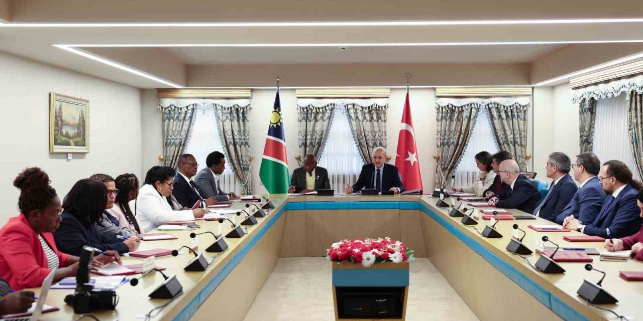 Tbmm Başkanı Kurtulmuş, Namibya Ulusal Meclisi Başkanı Katjavivi İle Bir Araya Geldi