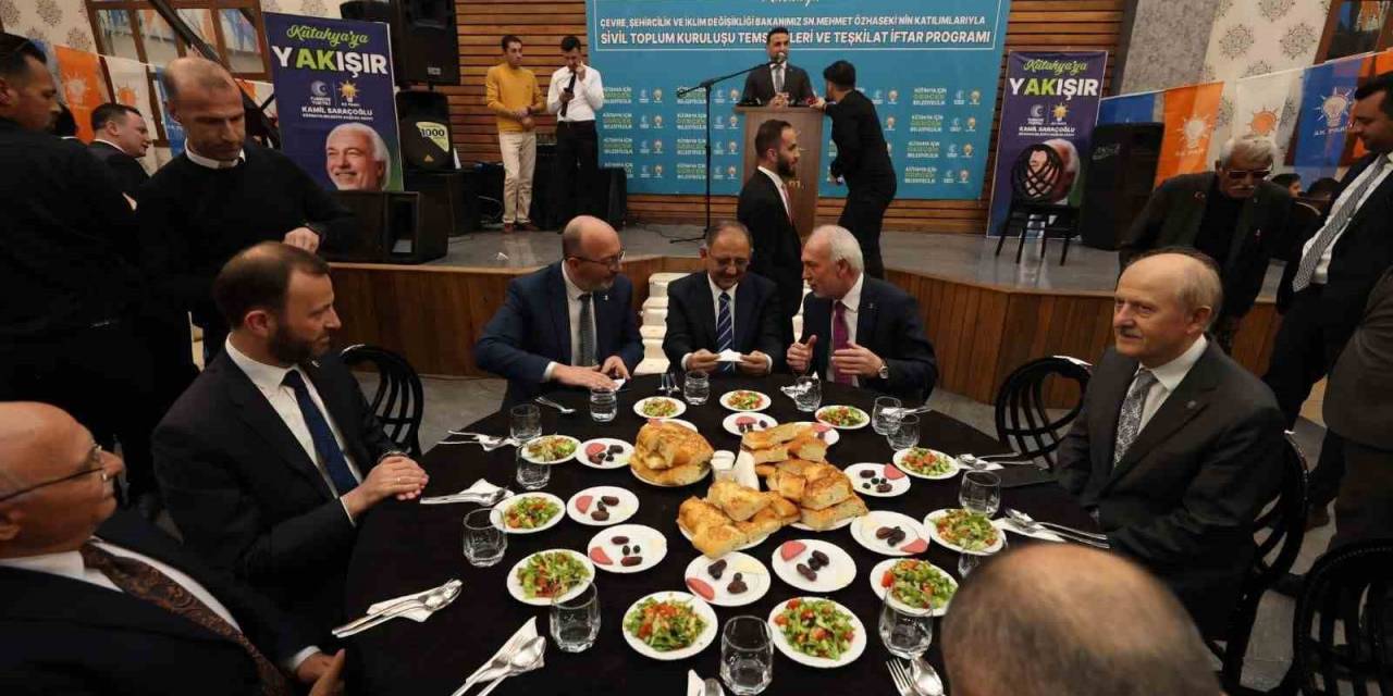 Bakan Özhaseki: "Yeni Dönemde Güçlü Bir Kütahya’yı Hep Birlikte İnşa Edeceğiz"