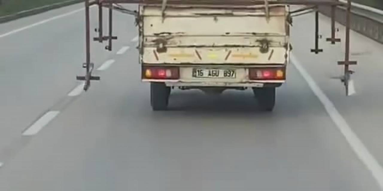 Tehlikeli Taşımacılık Kamerada...