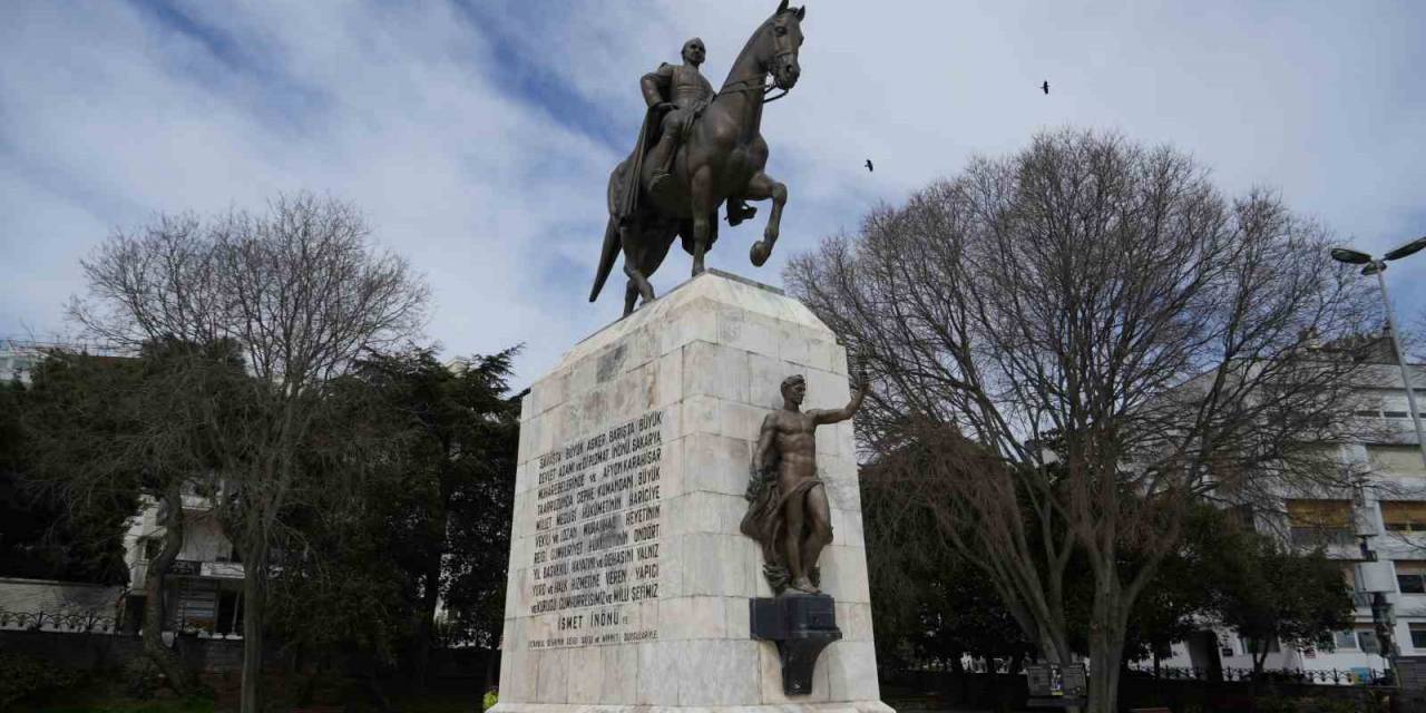 Sultan Abdülaziz’in Emanetinin Üzerine, İbb’nin Korumaya Aldığı İsmet İnönü Heykeli Dikildi