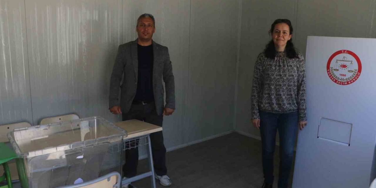 Enkaz Kentte 96 Konteyner Seçim Alanı Kuruldu