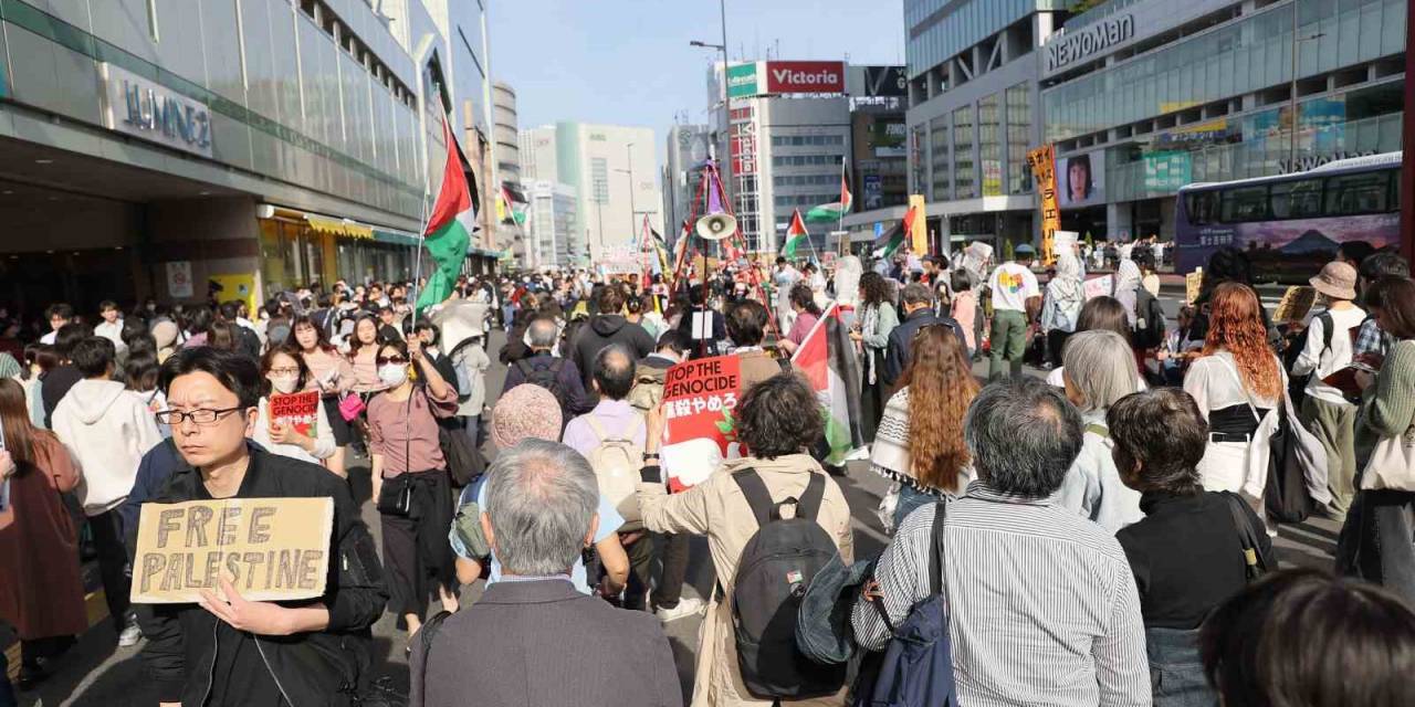 Japonya’da "Gazze’ye Destek" Gösterisi