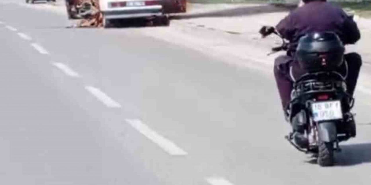 Bursa’da Otomobil Alevlere Teslim Oldu