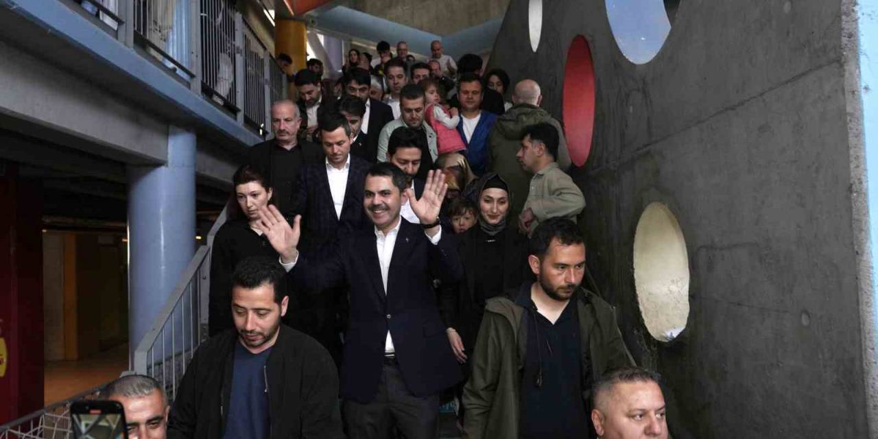 İbb Başkan Adayı Murat Kurum, Oyunu Kağıthane’de Kullandı