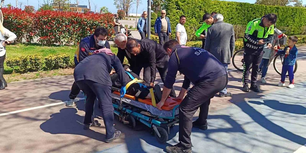 Ordu’da Bisikletin Çarptığı Kadın Yaralandı