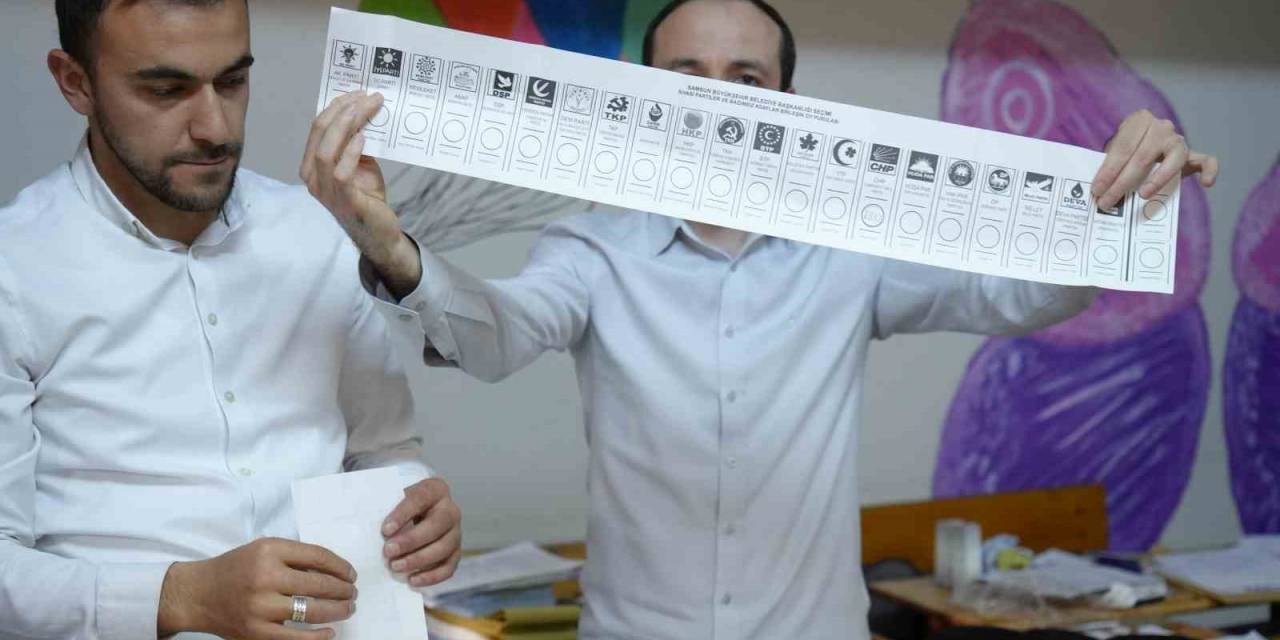 Samsun’da Oy Sayımı Devam Ediyor