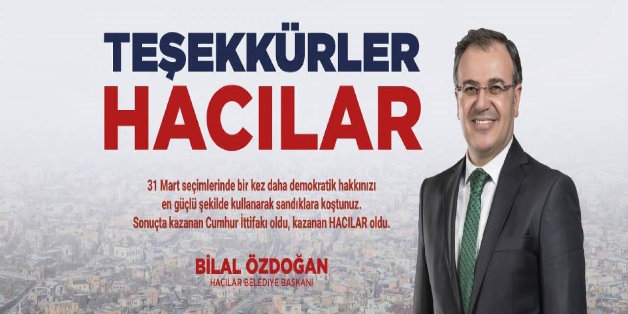 Hacılar’da Bilal Özdoğan Kazandı