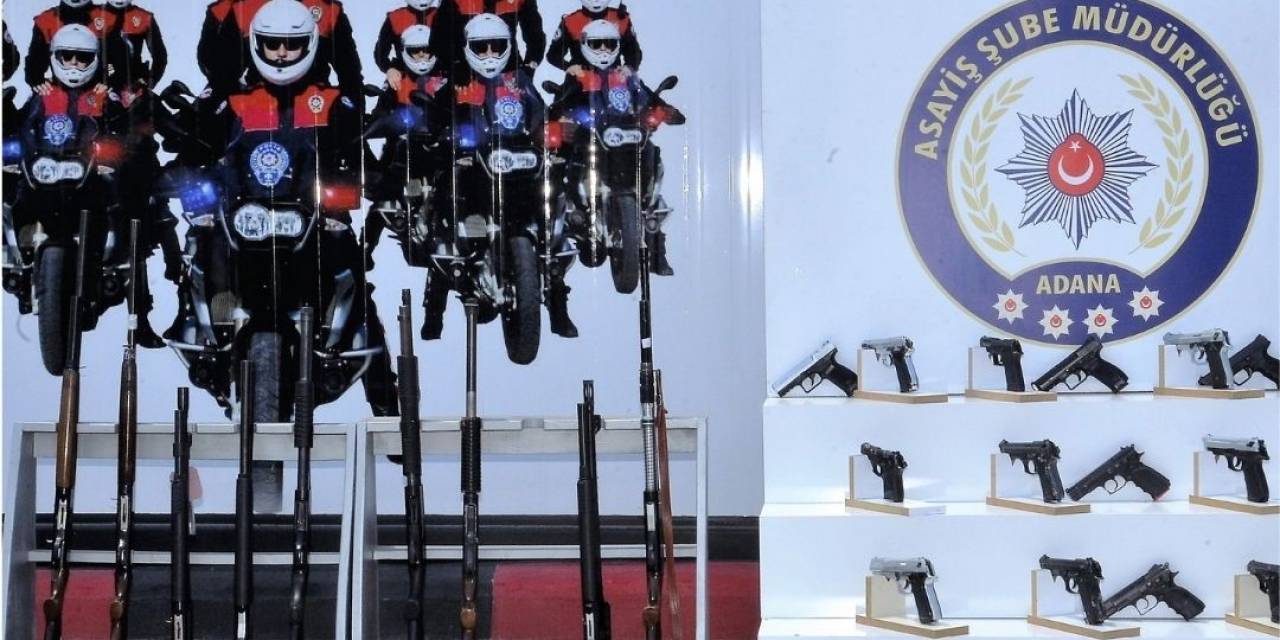 Adana’da Bir Haftada 172 Ruhsatsız Silah Ele Geçirildi