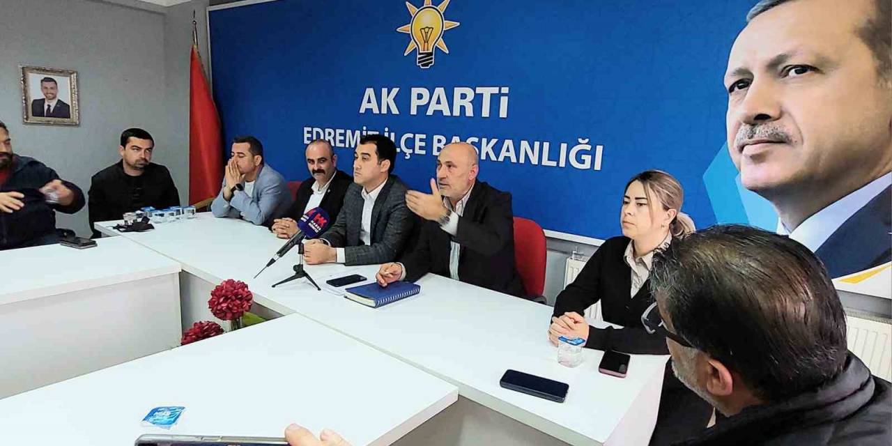 Ak Parti Edremit İlçe Başkanı Tuna: “Milletin İradesine Saygımız Tam”