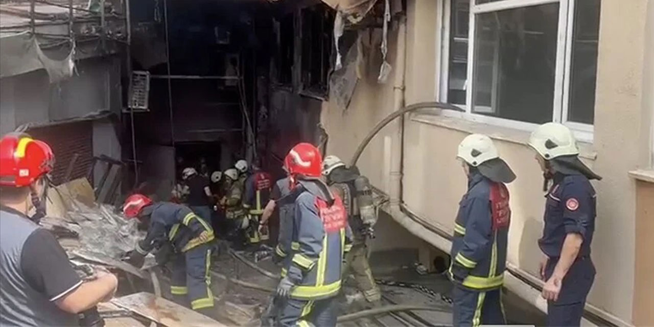 Beşiktaş'ta eğlence merkezinde çıkan yangında 7 kişi hayatını kaybetti