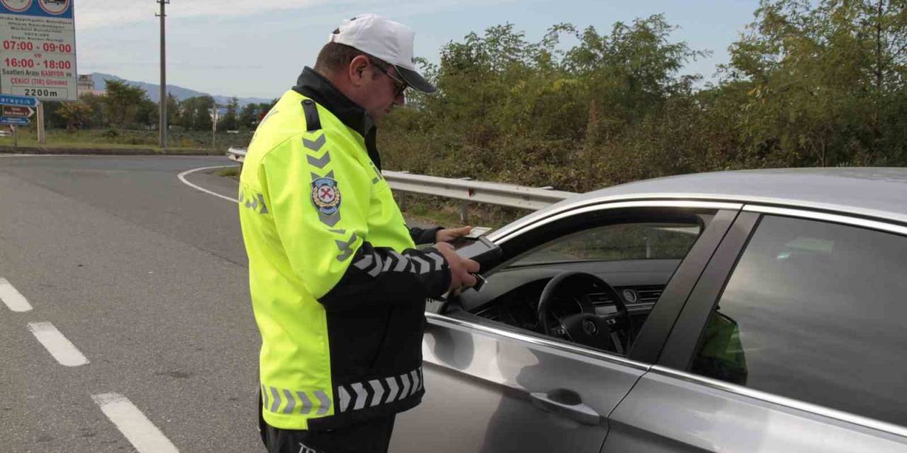 Ordu’da Bir Haftada Yaklaşık 10 Bin Araç Denetlendi