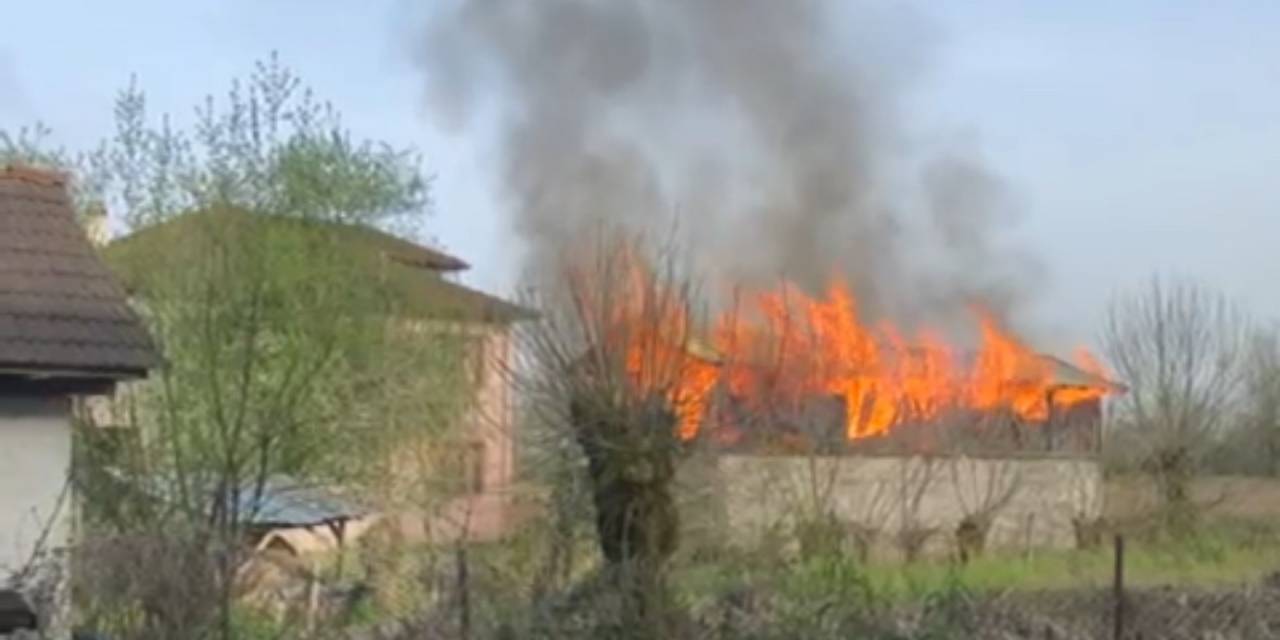 Düzce’de Ahır Ve Samanlık Yangını: 3 Hayvan Telef Oldu