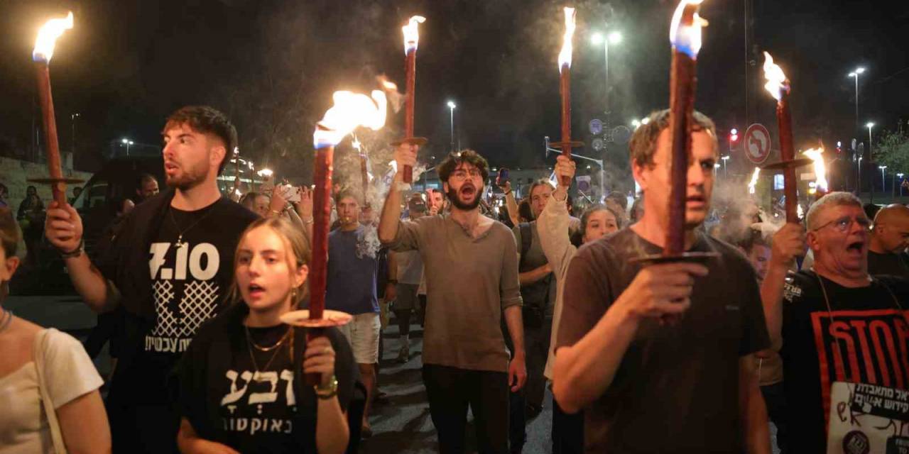 İsrail’de Erken Seçim Çağrısıyla Düzenlenen Protesto 3. Gününde