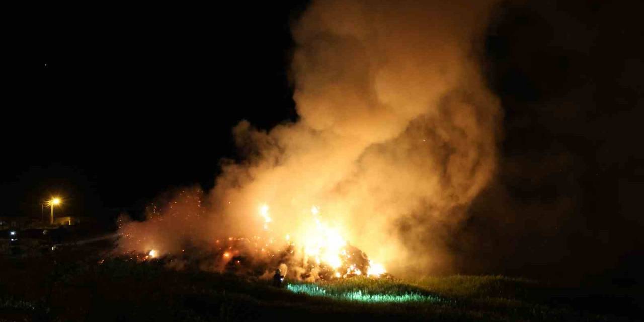 Saman Balyaları Alev Alev Yandı