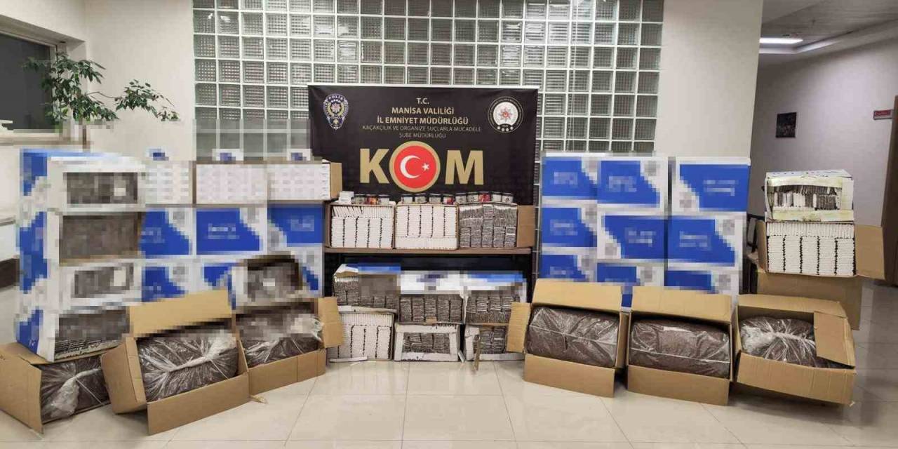 Manisa’da Kaçak Sigara Operasyonu