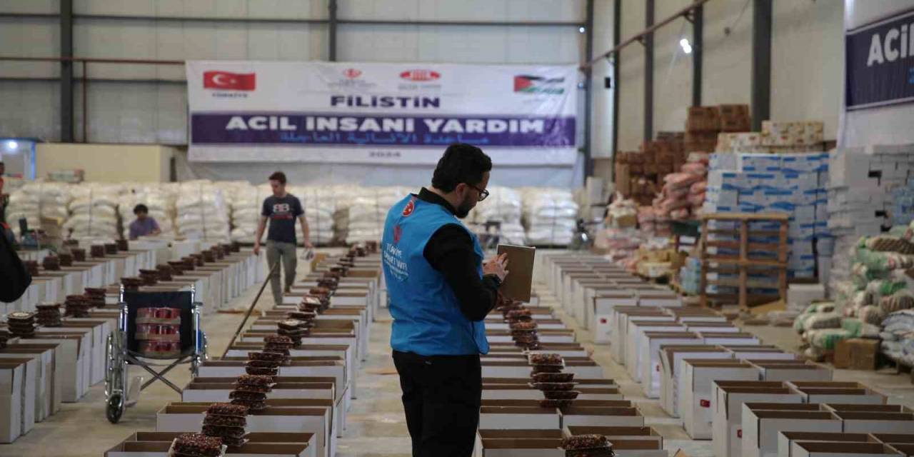 Tdv, 16 Tır İnsani Yardımı Daha Gazze’ye Ulaştıracak