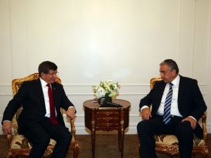 Davutoğlu New York’ta Akıncı’yla Bir Araya Geldi