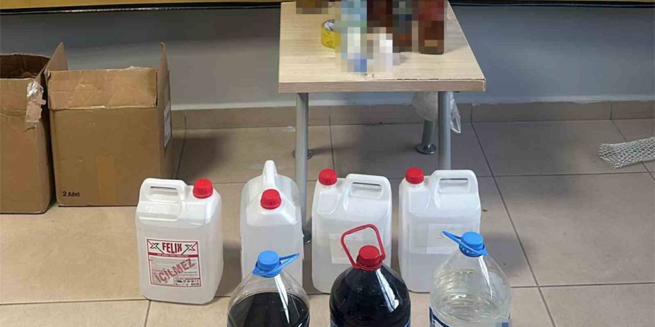 Ankara’da Sahte Alkol Üretimi Yapan Şahıs Yakalandı