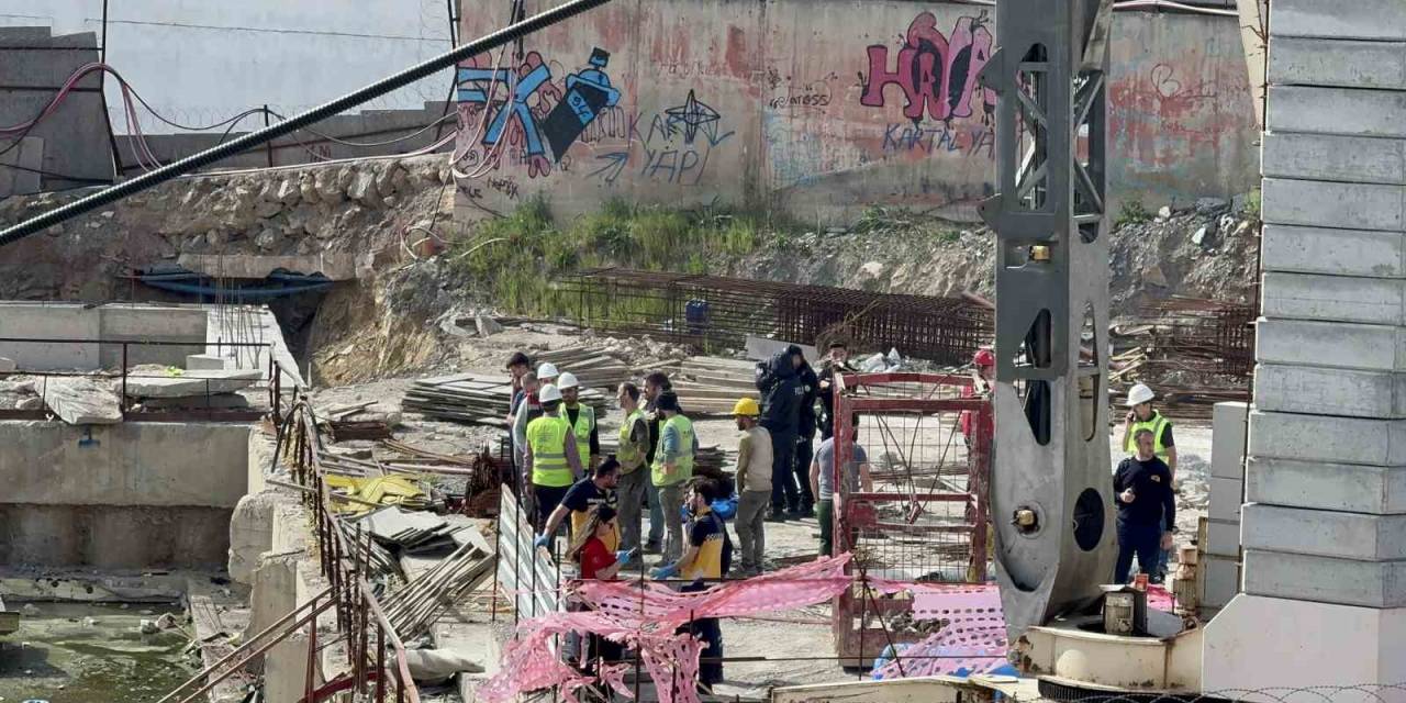 Kocaeli’de Metro Şantiyesinde Yangın