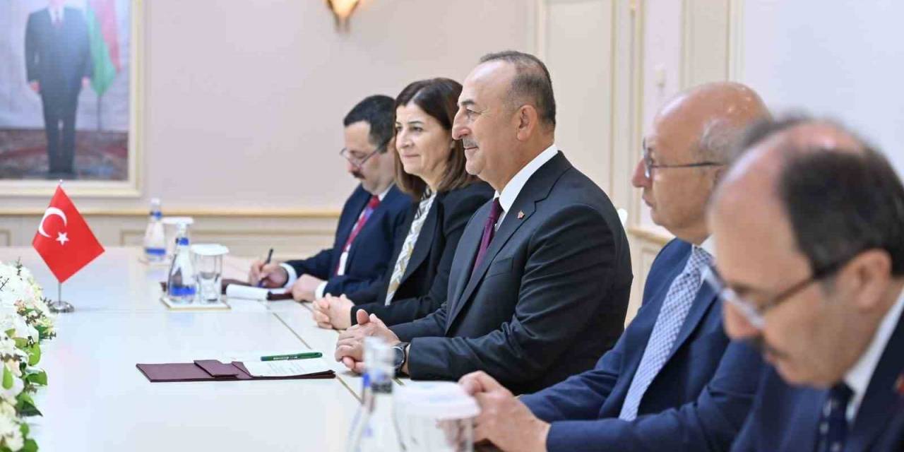 Tbmm Nato Pa Türk Delegasyonu Başkanı Çavuşoğlu, Azerbaycan Milli Meclis Başkanı Gafarova Tarafından Kabul Edildi