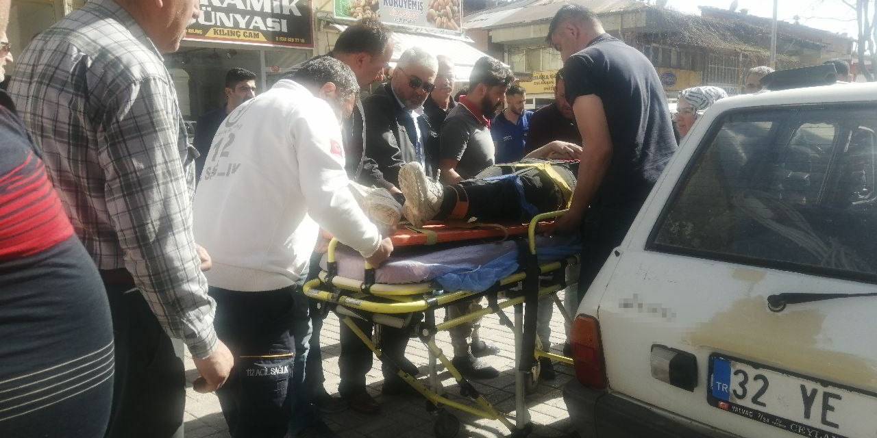 Otomobil Bisiklet İle Çarpıştı: 1 Yaralı