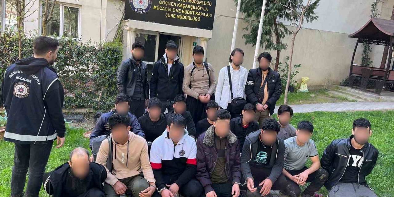 Bursa’da Yabancı Uyruklu 19 Şahıs Yakalandı