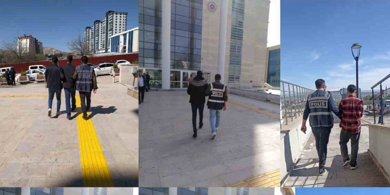 Elazığ’da Kesinleşmiş Hapis Cezası Bulunan 18 Zanlı Yakalandı