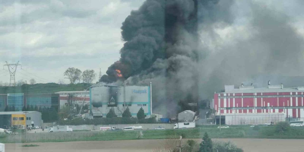 Tekirdağ’da Fabrika Yangını