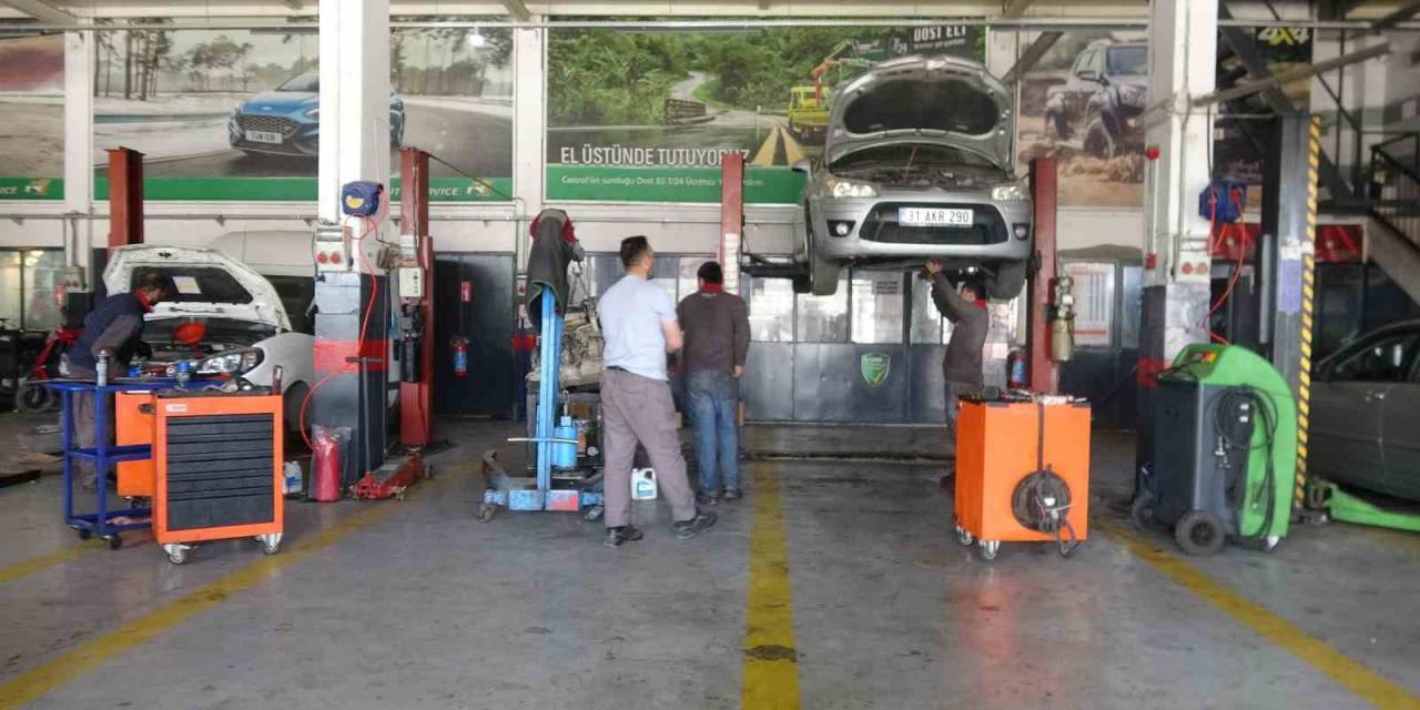 Bayram Öncesi Oto Sanayilerde Yoğunluk