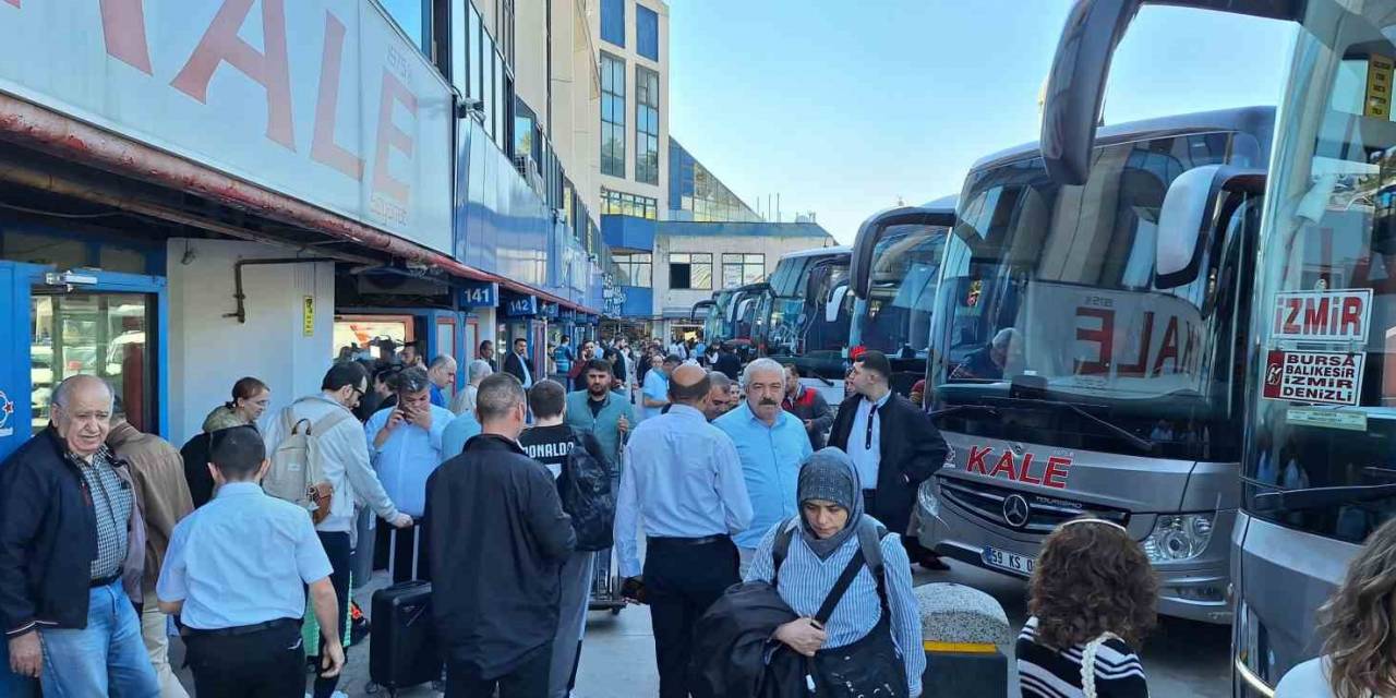 15 Temmuz Demokrasi Otogarı’nda ’bayram’ Yoğunluğu