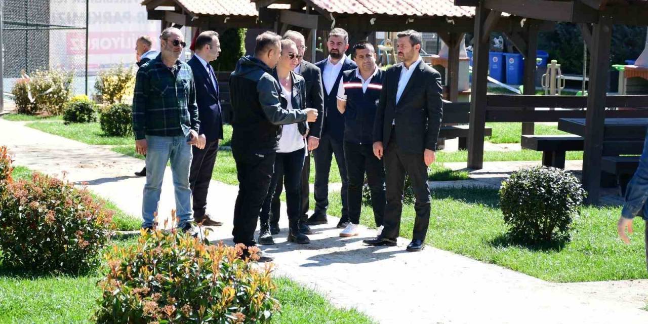 Başkan Çetinkaya Sahadaki Çalışmaları İnceledi