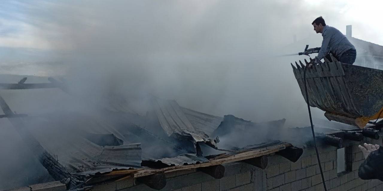 Tokat’ta Samanlık Yangını