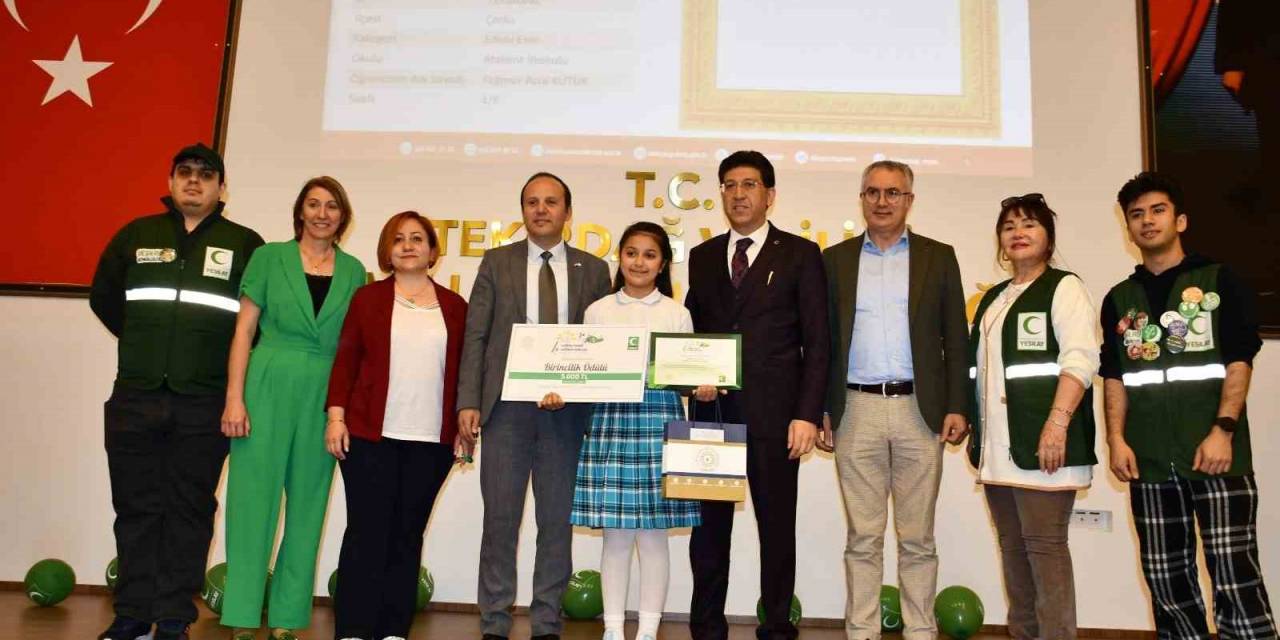 Yeşilay Sağlıklı Nesil Sağlıklı Gelecek Yetenek Yarışması İl Birincileri Ödüllerini Aldı