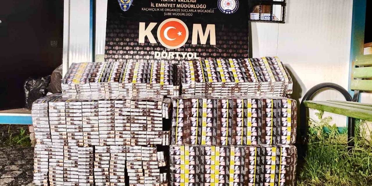 Dörtyol’da 3 Bin Paket Kaçak Sigara Ele Geçirildi