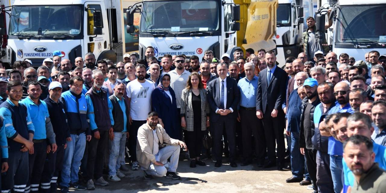 Balaban, Şantiye Personeliyle Bayramlaştı