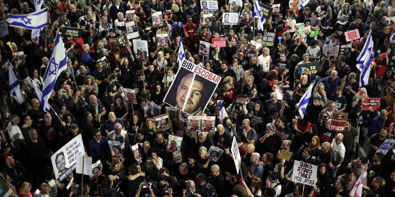 İsrail’de 100 Bin Kişi Netanyahu Ve Hükümetini İstifaya Çağırdı