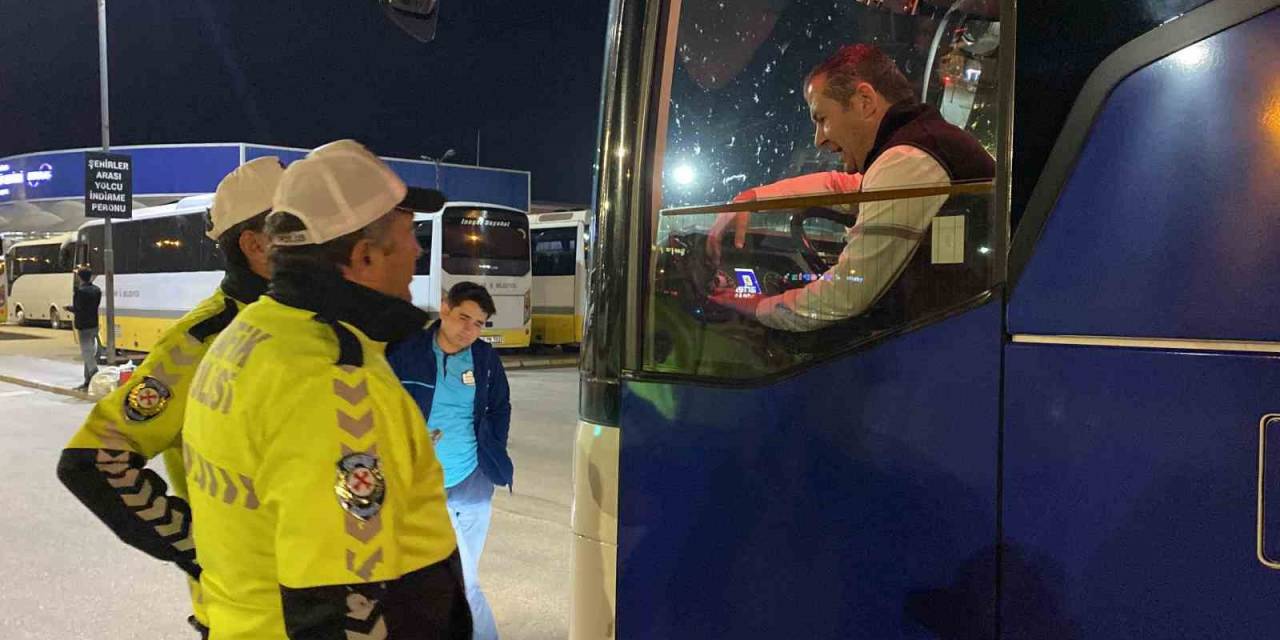 Bursa’da Otobüslere Bayram Denetimi