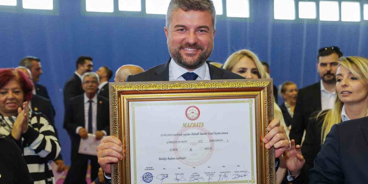 Buca’da Başkan Duman Mazbatasını Aldı