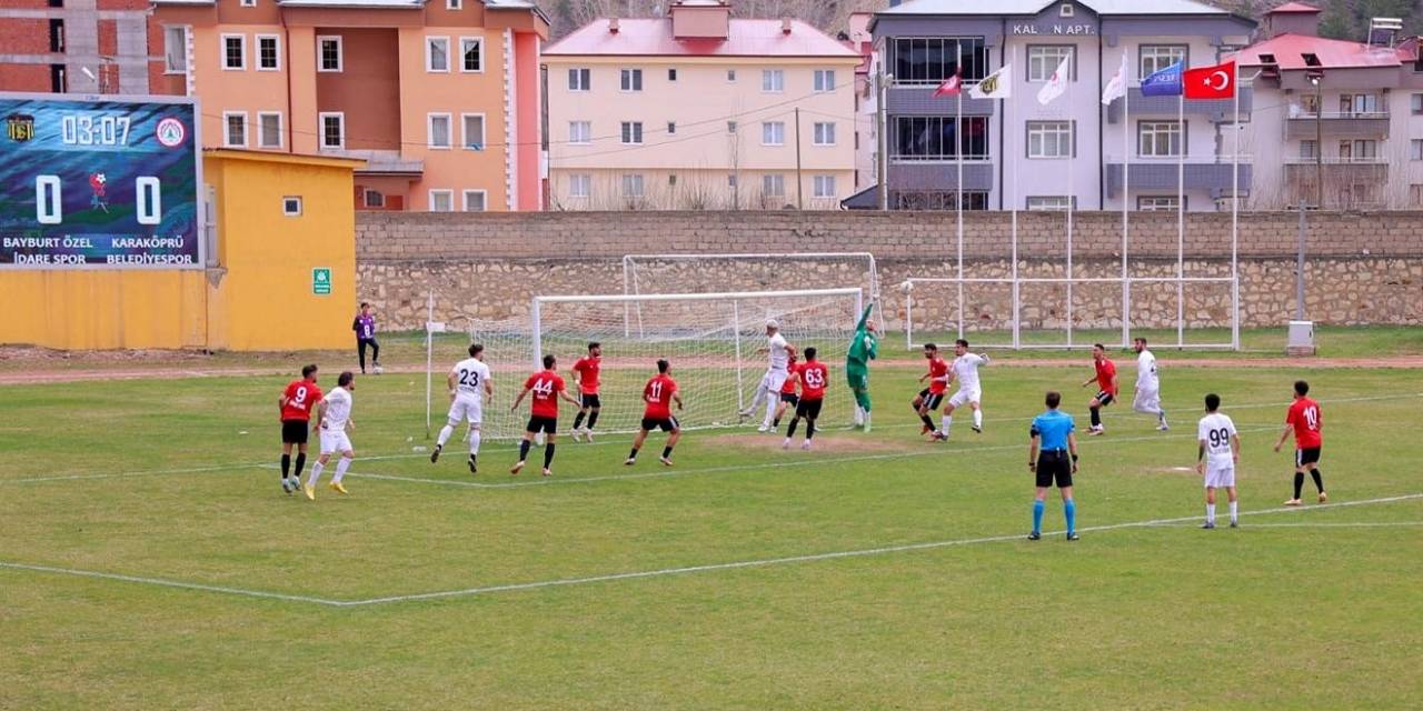 3. Lig; Bayburt Özel İdare Spor - Karaköprü Belediyespor: 0-0