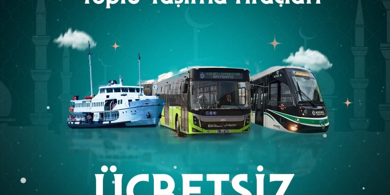 Bayramda Ulaşım 3 Gün Boyunca Ücretsiz