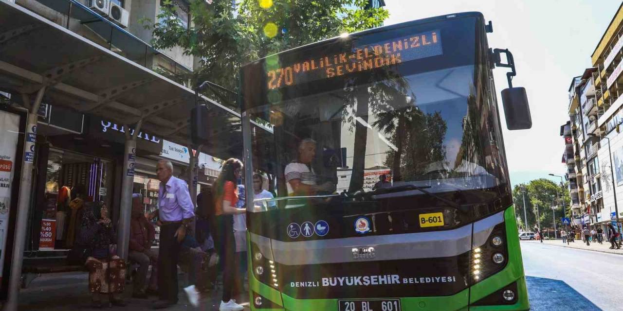 Denizli Büyükşehir Otobüsleri Bayramın İlk 2 Günü Ücretsiz