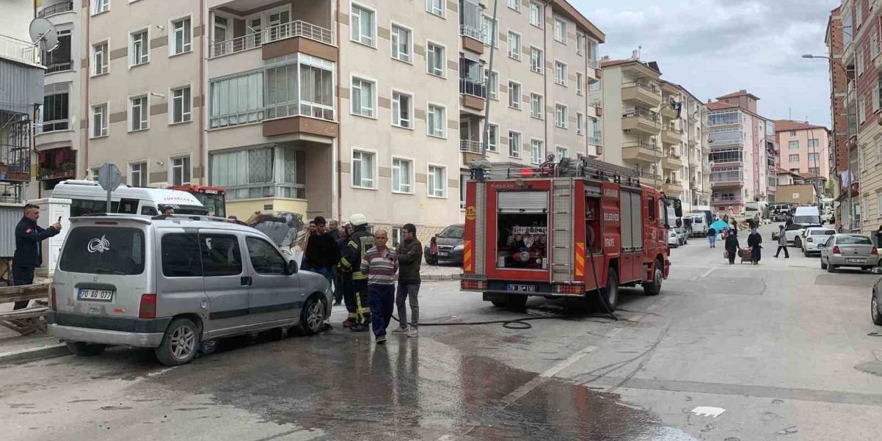 Pazara Gitti, Döndüğünde Aracını Yanmış Halde Buldu