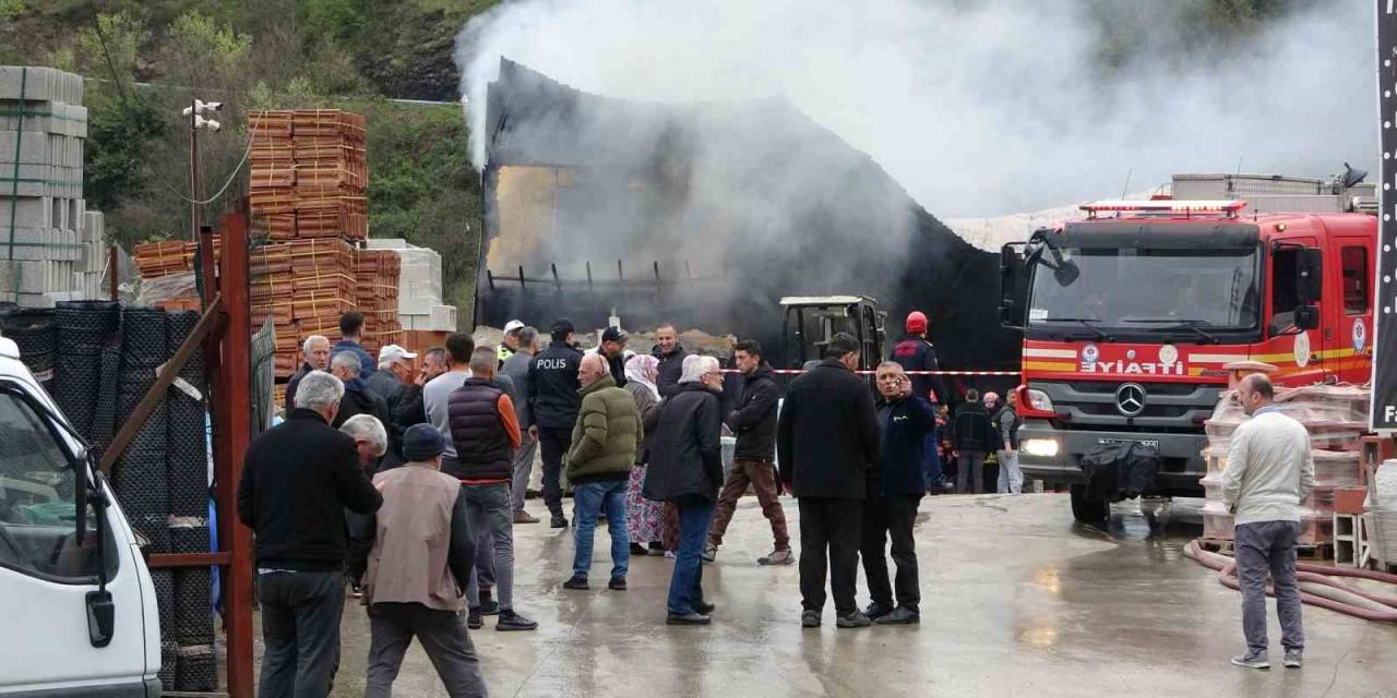 Trabzon’da Korkutan Yangın