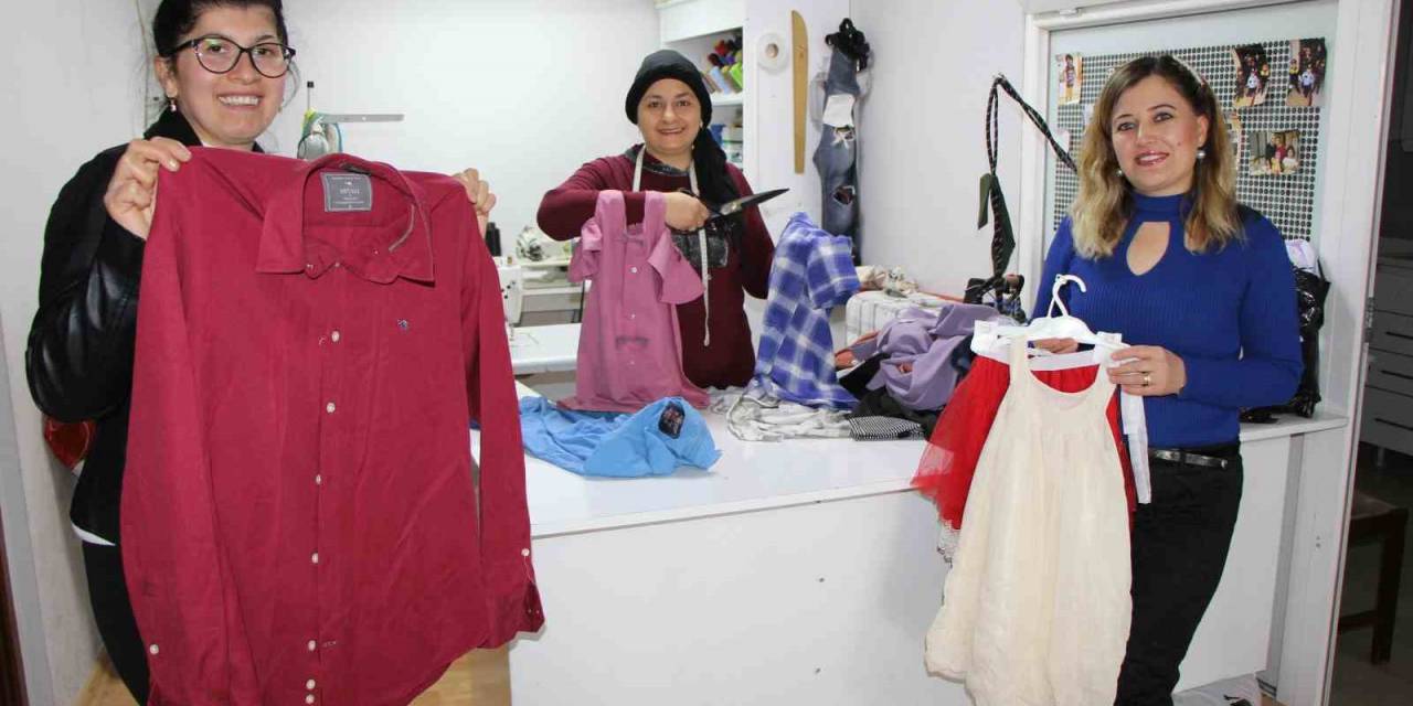 Kullanılmayan Kıyafetleri Çocuk Elbiselerine Dönüştürdü, Şimdi Amasya’ya Örnek Oldu